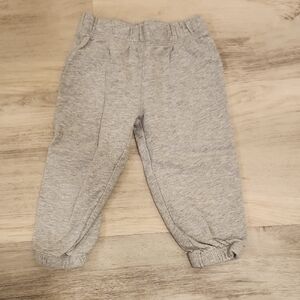 Carter's Light Heather Gray Sweatpants Elastic Waistband size 18 months